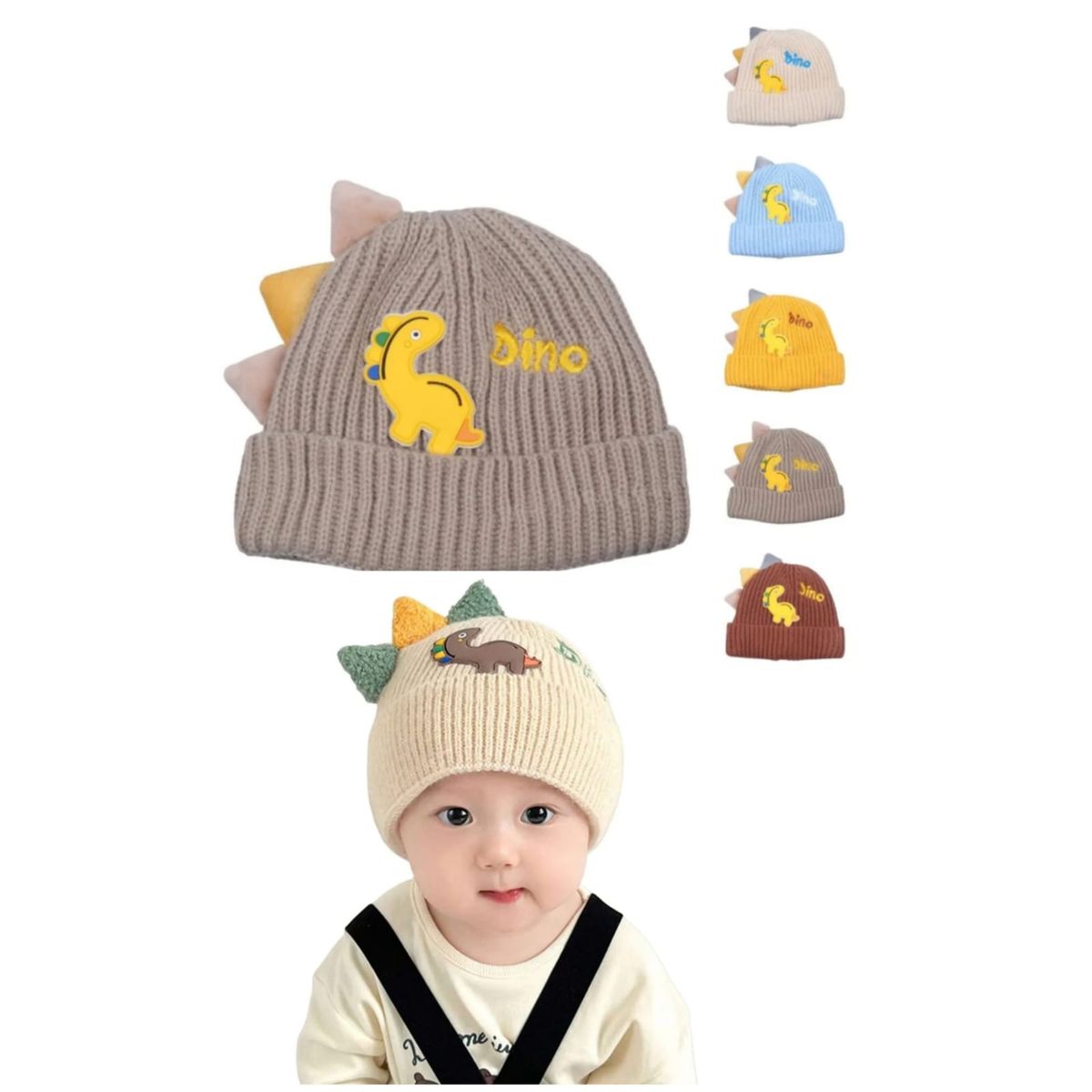 OMAS - Gorro Beanie Dinosaurio  Para Niños