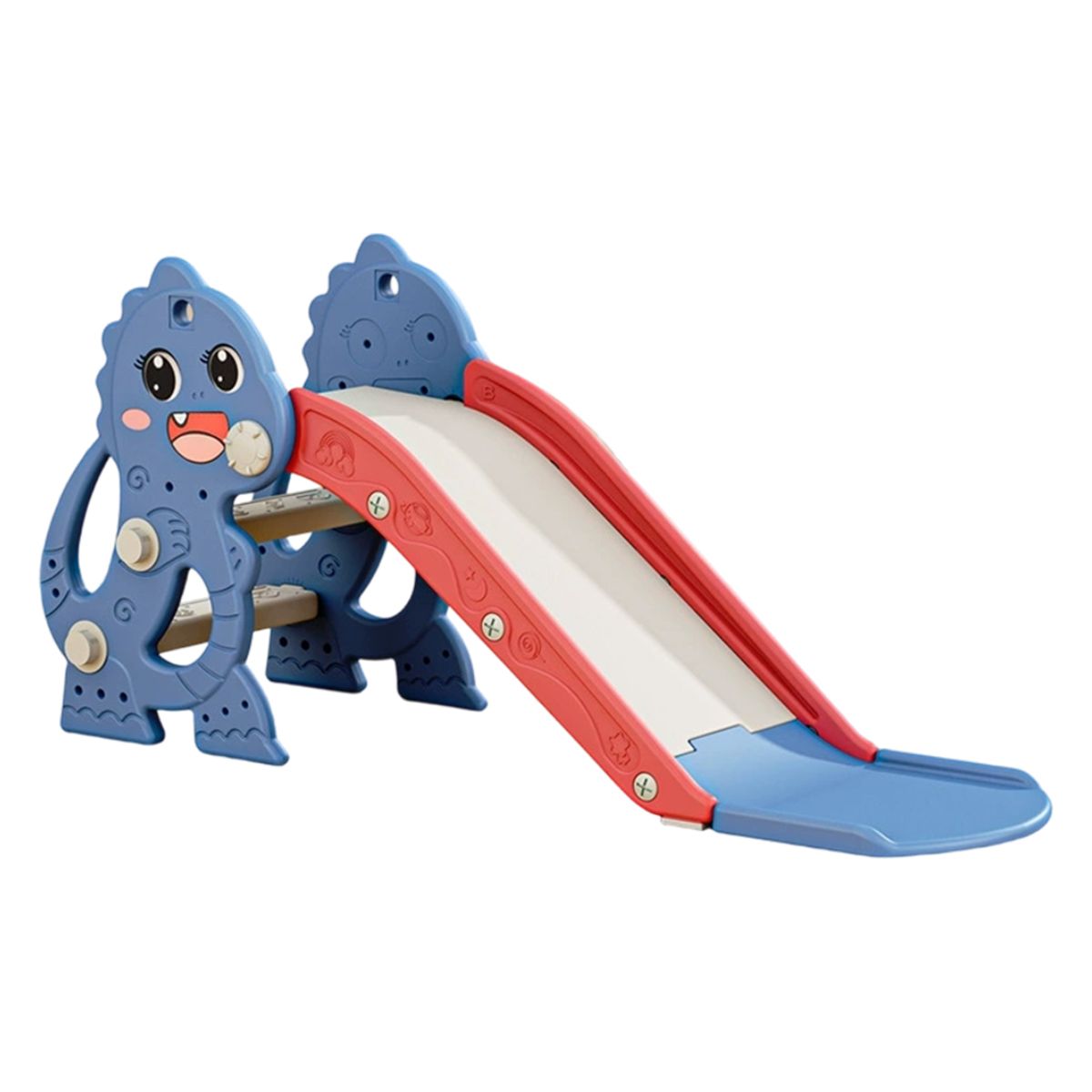 KINDA NICE - Tobogán Plegable Para Niños, 1155338cm Azul - Juego De Interior