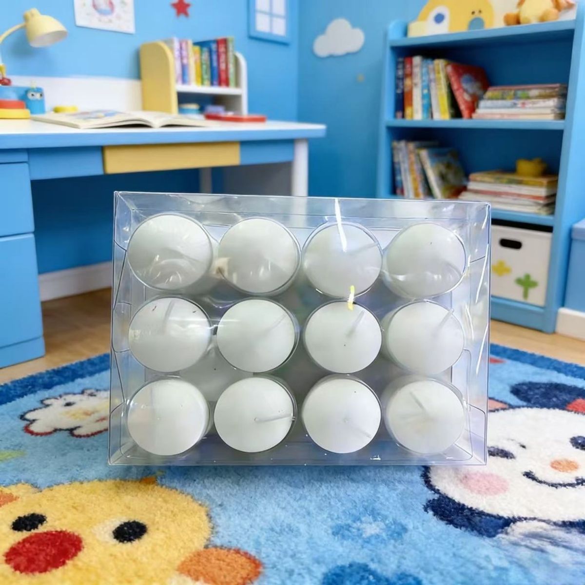 POLASUP - 5 paquetes de velas flotantes blancas — Ideales para bodas, fiestas y regalos (24 velas por paquete)