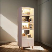 Estante Librero 30x50x180cm Blanco