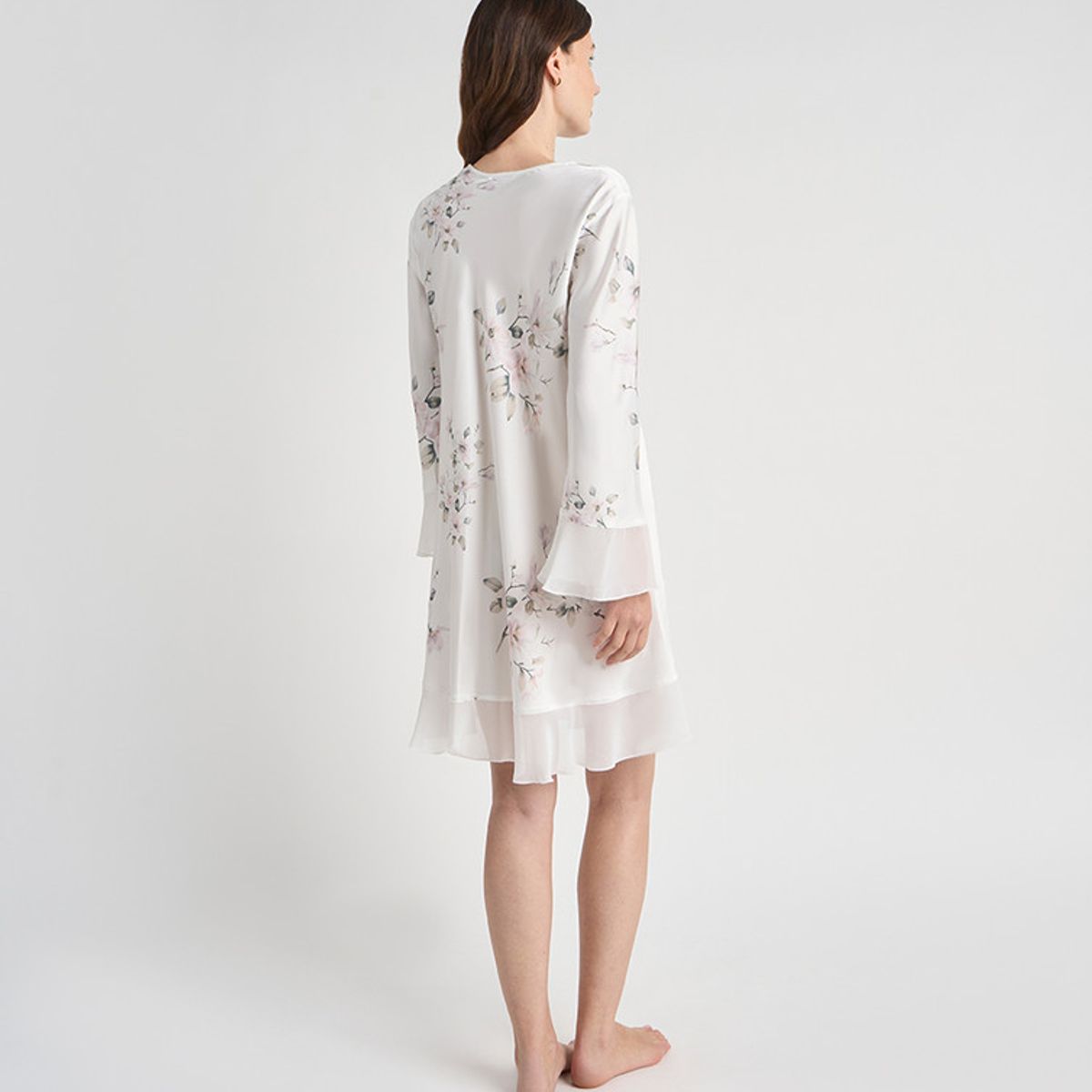 BARBIZON - CAMISOLA MUJER BARBIZON SESGO BLANCO ESTAMPADO