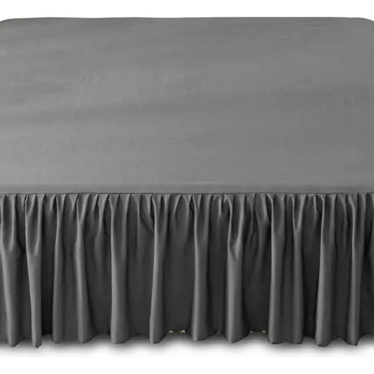 ARMONIA - Faldon De Cama Premium 2 Plazas queen Gris