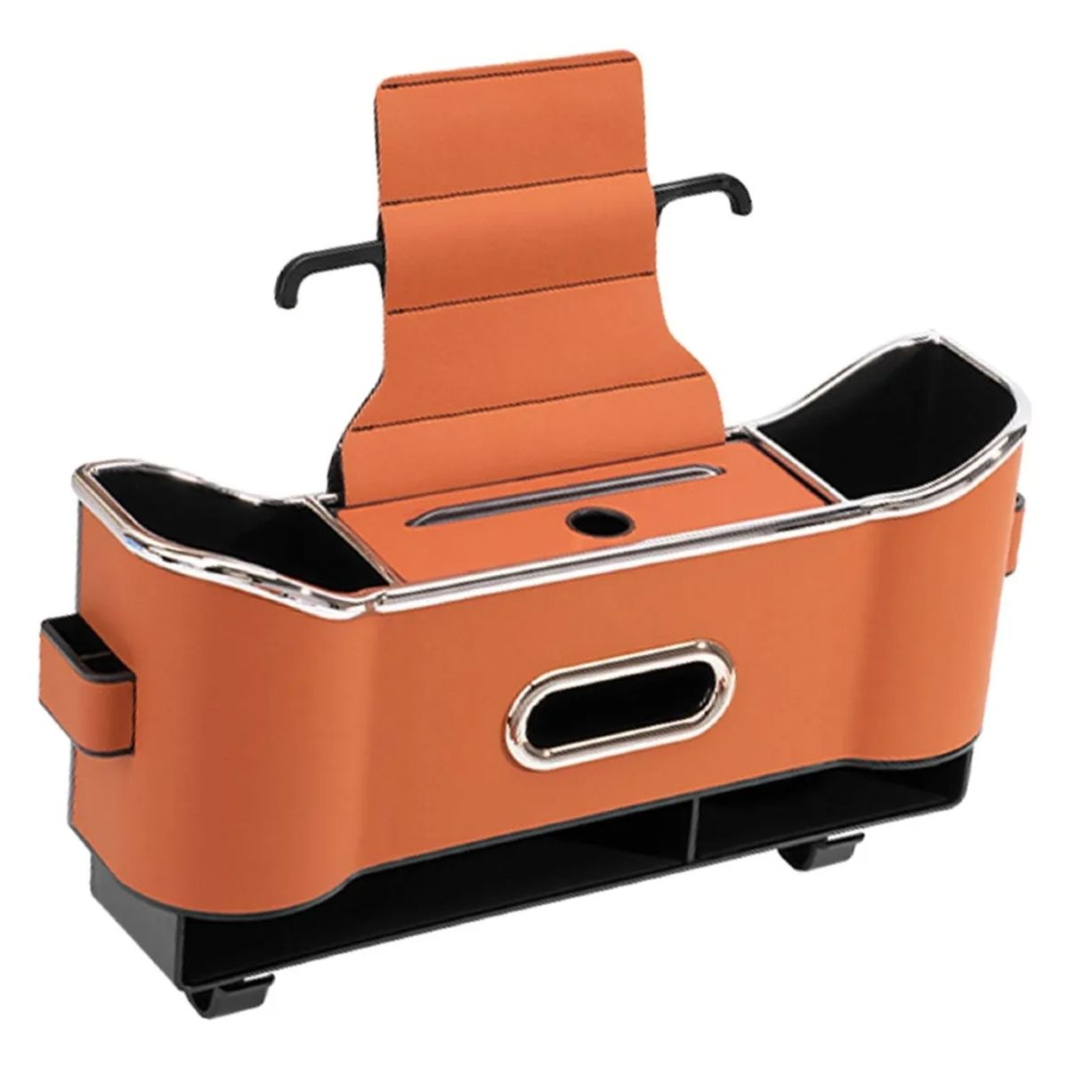 IRM - Organizador De Cuero Para Asiento Auto Lujo Porta Tablet Panuelos Accesorios Trasero FIGOIMPORT