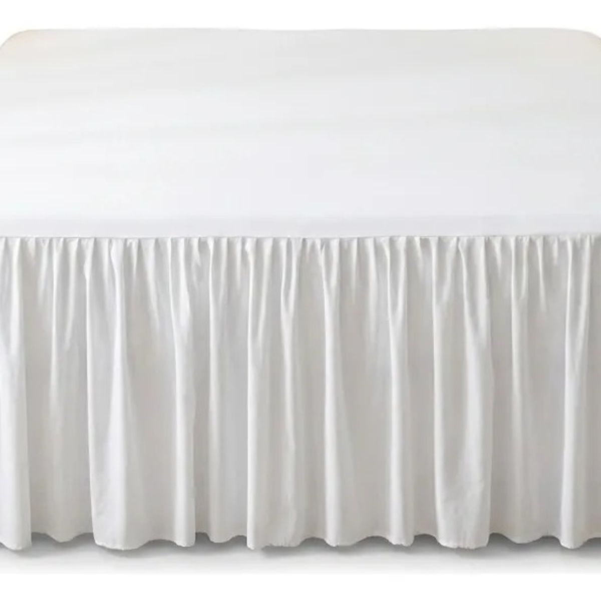 ARMONIA - Faldon De Cama Premium 2,5 Plazas King Blanco