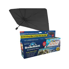 GENERICO - Quitasol de Auto Compacto y Rápido de Instalar con Diseño de Paraguas