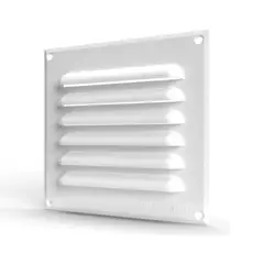 HOFFENS - Celosia Plana Sobrepuesta 15x15cm Con Proteccion Uv Blanca