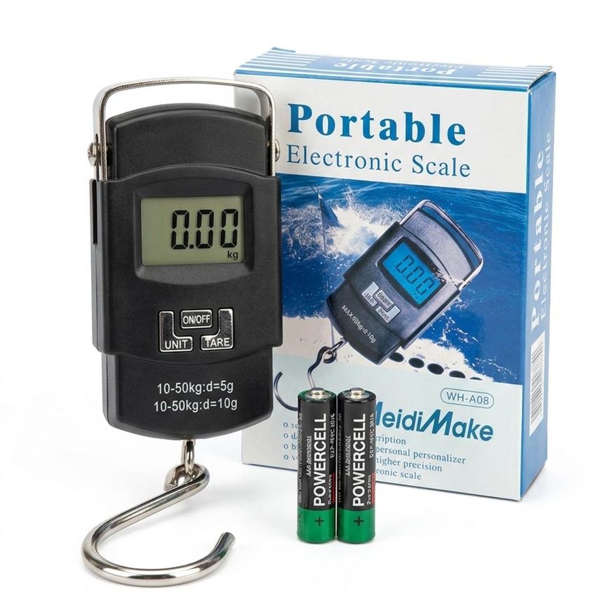 IRM - Balanza Digital Portátil para Maletas y Equipaje 50kg máx. - High Precision WH-A08