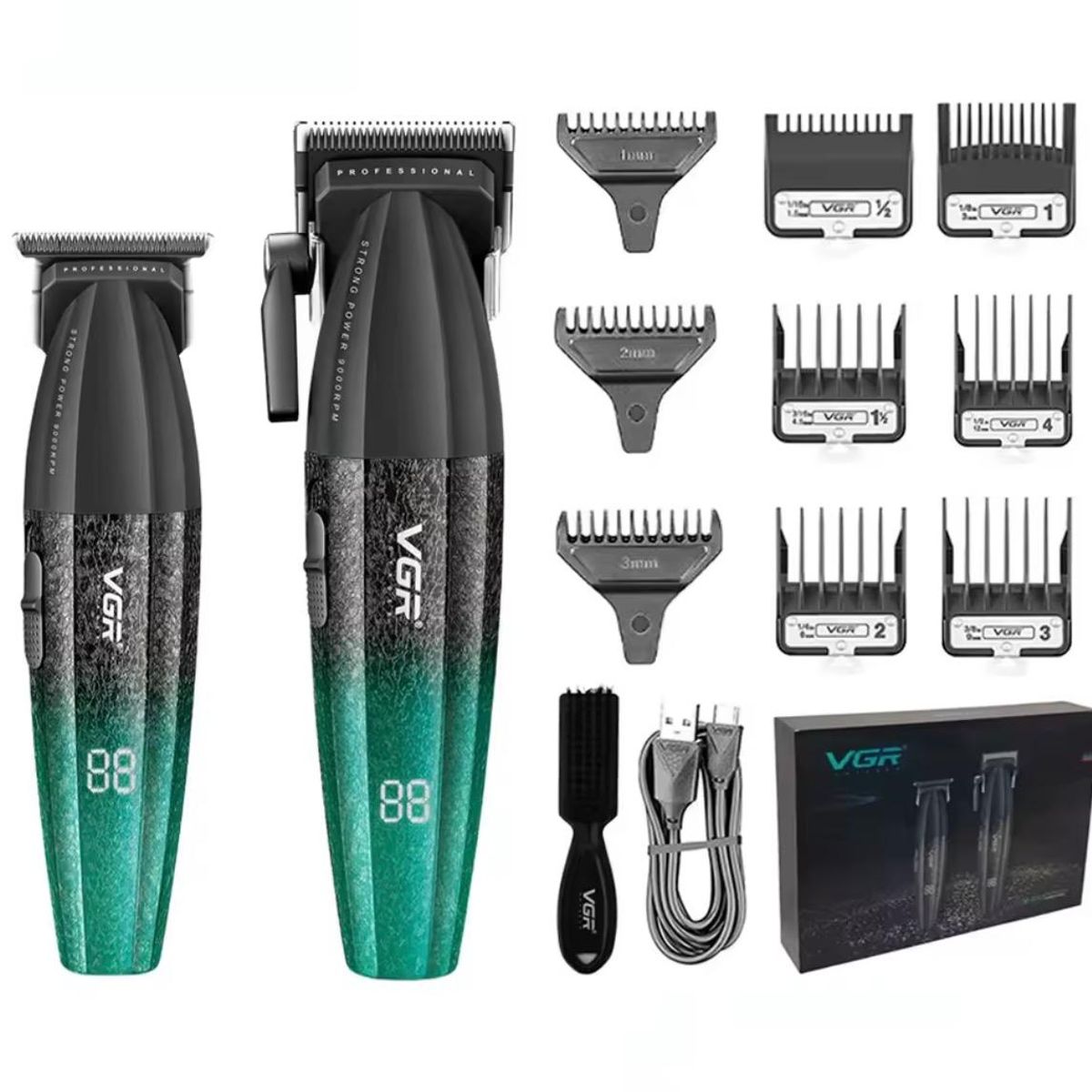 VGR - Maquina Cortar pelo Profesional VGR V-640 de 9000RPM