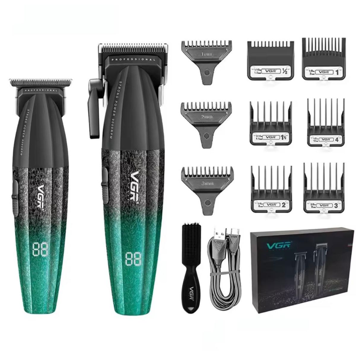 VGR - Maquina Cortar pelo Profesional VGR V-640 de 9000RPM