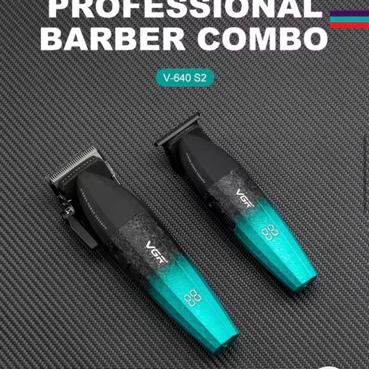 VGR - Maquina Cortar pelo Profesional VGR V-640 de 9000RPM