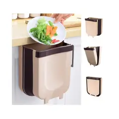 GENERICO - Basurero Plegable Colgante Para Puerta De Cocina Y Mueble Multiuso