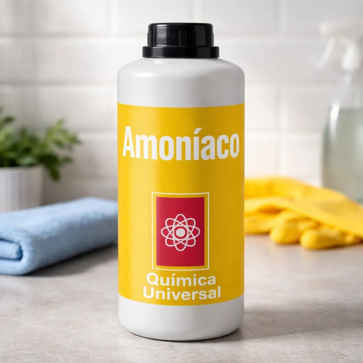 QUIMICA UNIVERSAL - Amoniaco Liquido Botella 1 Litro Quimica Universal