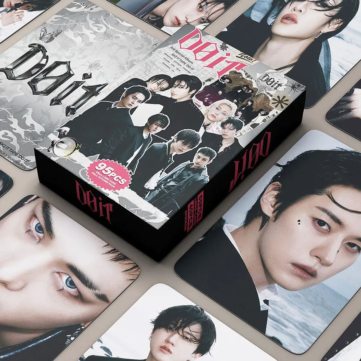 GENERICO - LOMOCARDS STRAY KIDS - DO IT PINK