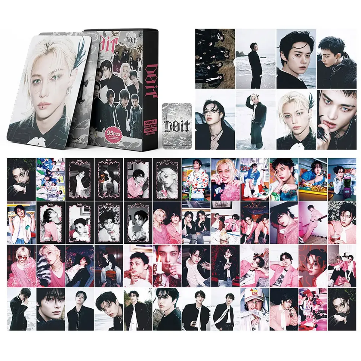 GENERICO - LOMOCARDS STRAY KIDS - DO IT PINK