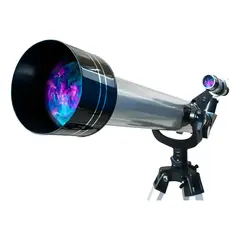 MLAB - Telescopio Portable 60x700 Mm Con Maleta 7710 Plateado