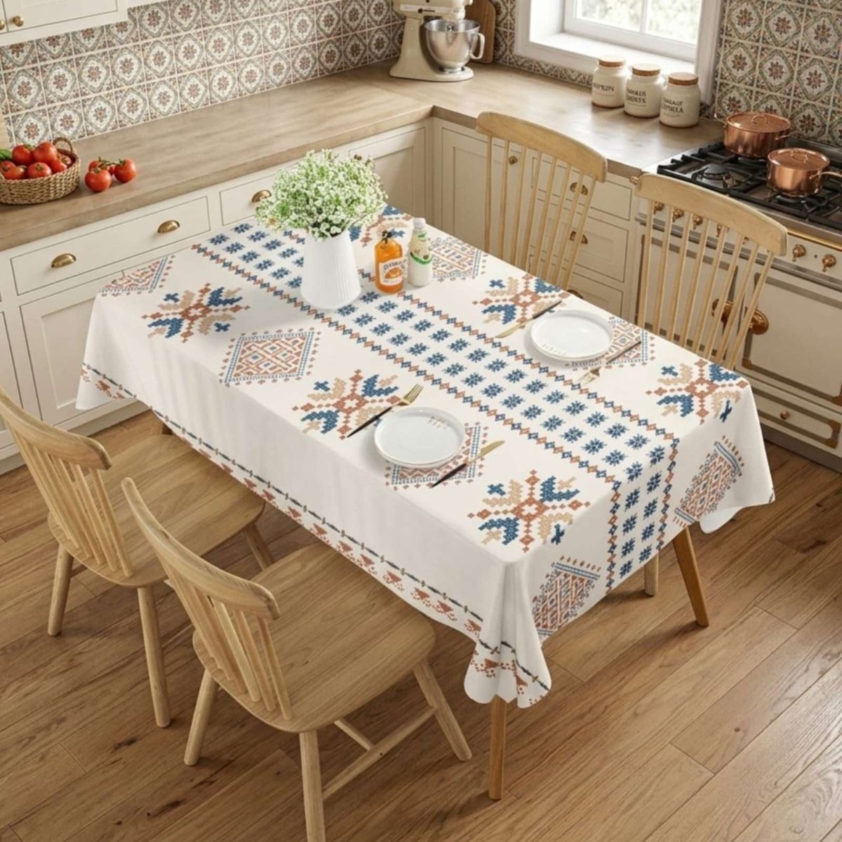 GENERICO - Mantel Protector Antimanchas 140x220 cm Rectangular
