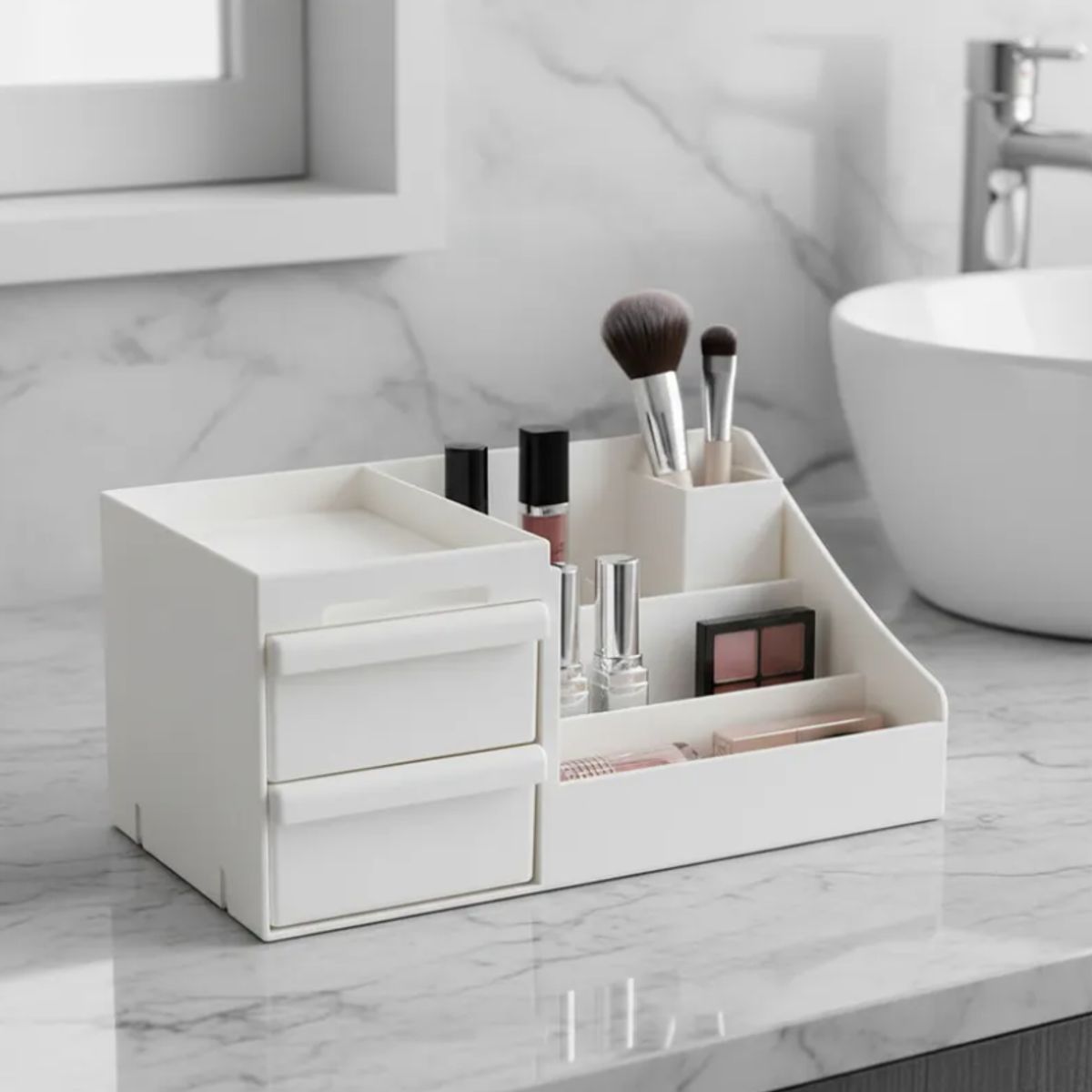 GENERICO - Organizador De Maquillaje Escritorio Con Cajones Cosméticos