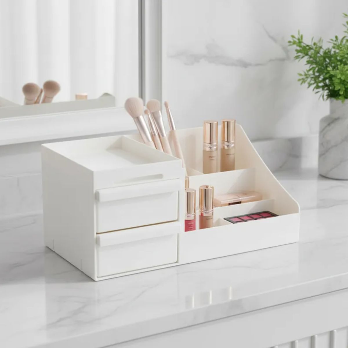 GENERICO - Organizador De Maquillaje Escritorio Con Cajones Cosméticos