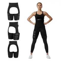 GENERICO - Faja Reductora L XL Para Cintura Abdomen Muslos Ajustable Unisex