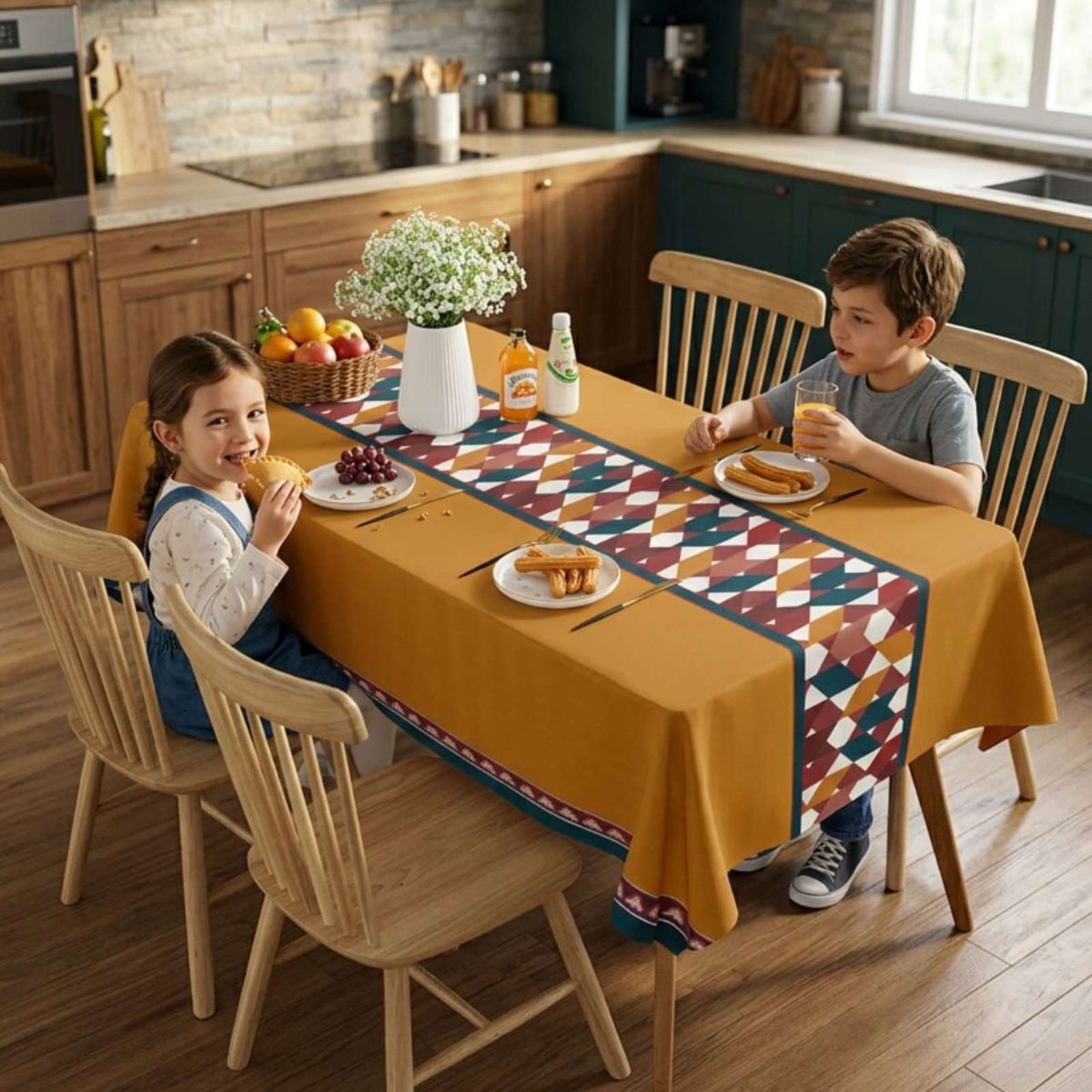 GENERICO - Mantel Protector Antimanchas 140x220 cm Rectangular