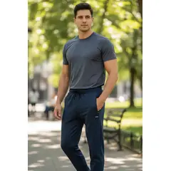 AGW - Pack 3 Pantalones Buzo Hombre Tela Waffles