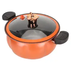 GENERICO - Olla A Presión Antiadherente 7 Litros Forma de Calabaza