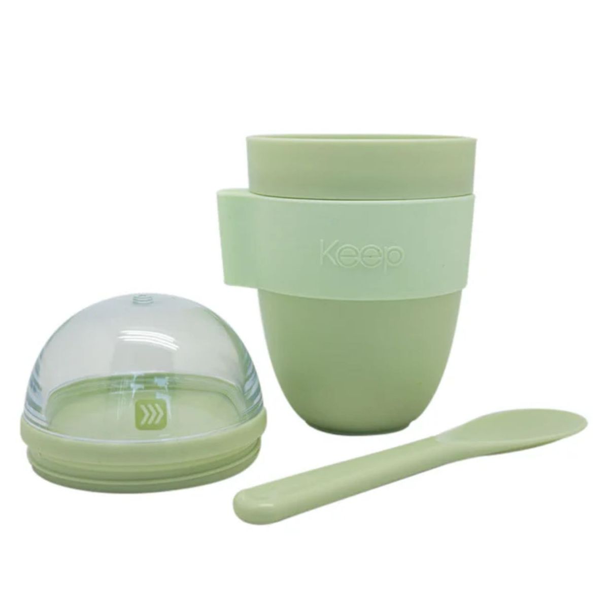 KEEP - Vaso Snack Keep 450 ml Doble Compartimento Pistacho - SC