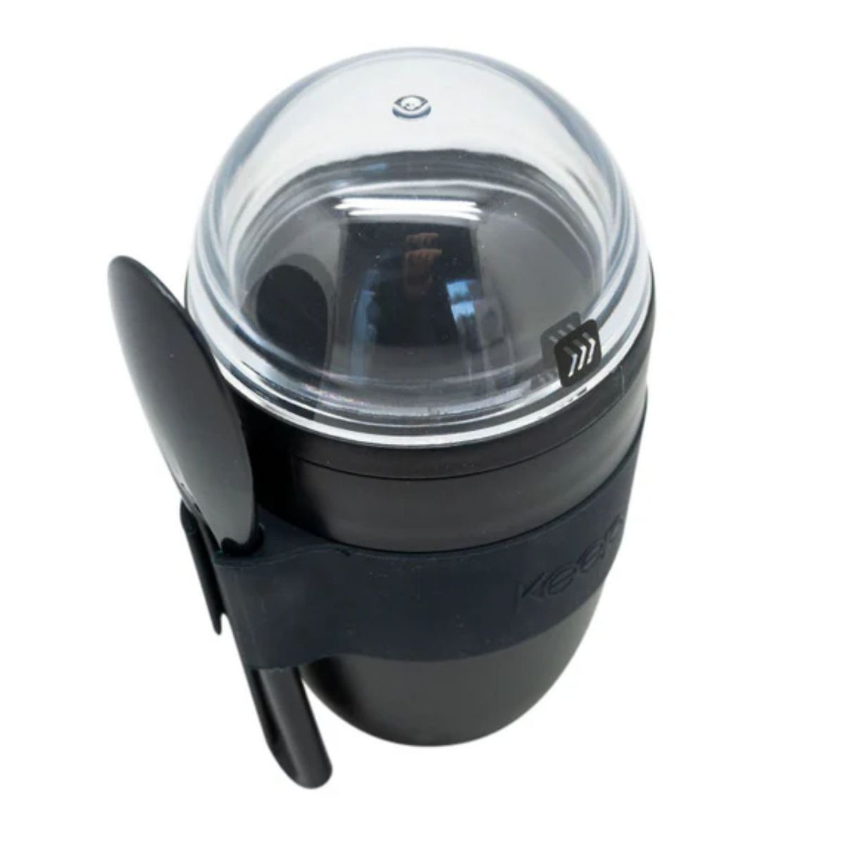 KEEP - Vaso Snack Keep 450 ml Doble Compartimento Negro - SC
