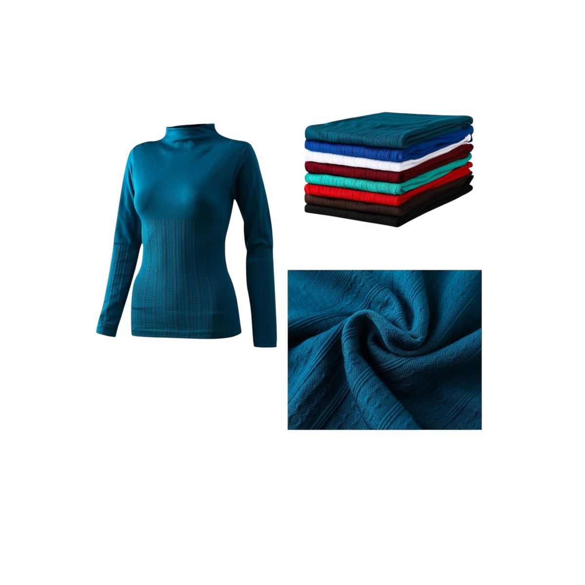 AGW - Pack 3 Camiseta Beatles Reductor Mujer