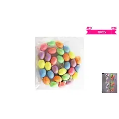 GENERICO - Huevitos de pascua 3x5cm 30pcs