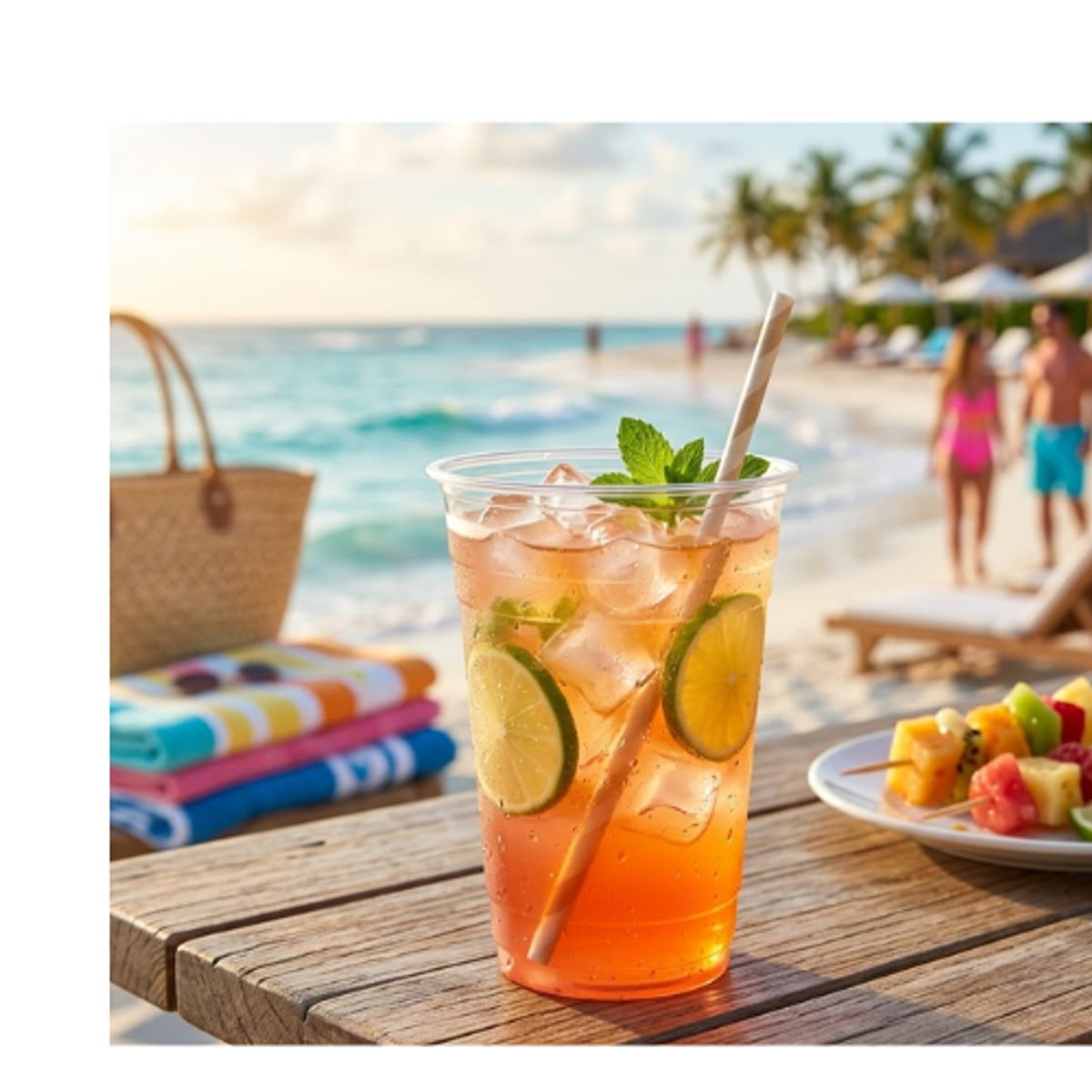 GENERICO - Vaso Plastico Capacidad 1 lt Transparente