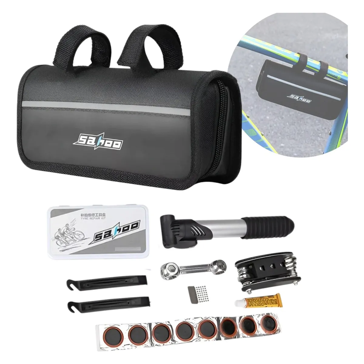 GENERICO - Set Multiherramientas Reparacion Bicicleta Kit Herramientas