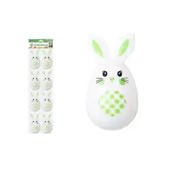 GENERICO - Huevitos con forma de conejo 4x6cm 8pcs