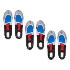 GENERICO - Plantillas Silicona Gel Ajustables Plantillas Ortopedicas Plantillas Deportivas Anti Golpes Alivio Espolon Fascitis Plantar Marin Shop 3 Pares