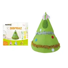 GENERICO - Disfraz de fieltro de Pascua color verde 70x85cm