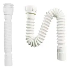 HOFFENS - Sifón Flexible Universal Extensible 40mm 1 Un Cuarto 1 Media