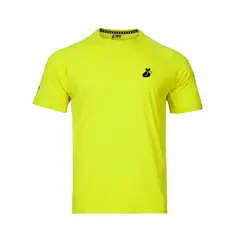 TILKI - Polera Pro Lehinde Amarillo Fluor Tenis Padel