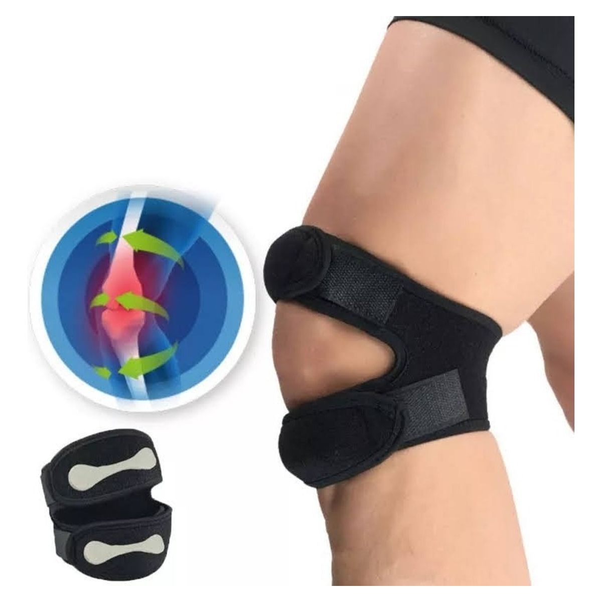 GENERICO - Menisquera Doble Soporte / Hipoalergenica / Rodillera