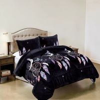 Cobertor de invierno plush king con diseño