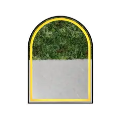 GENERICO - Espejo LED Arco L06 Black 70x90 cm