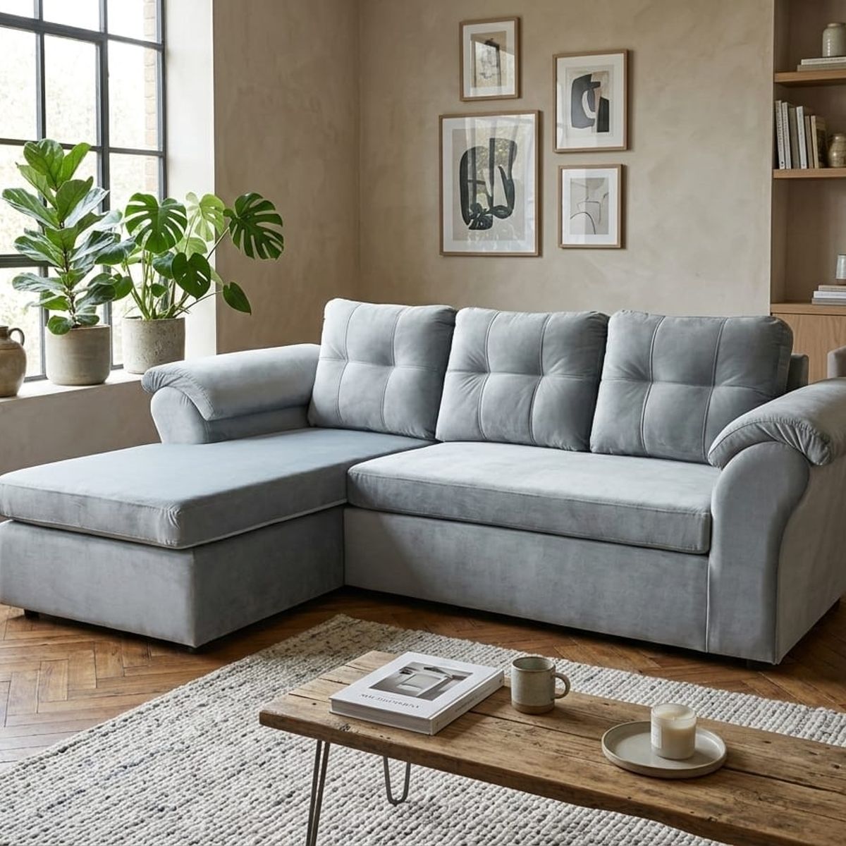 DECO OUTLET - Sofá Modular Laos 31 Intercambiable Felpa