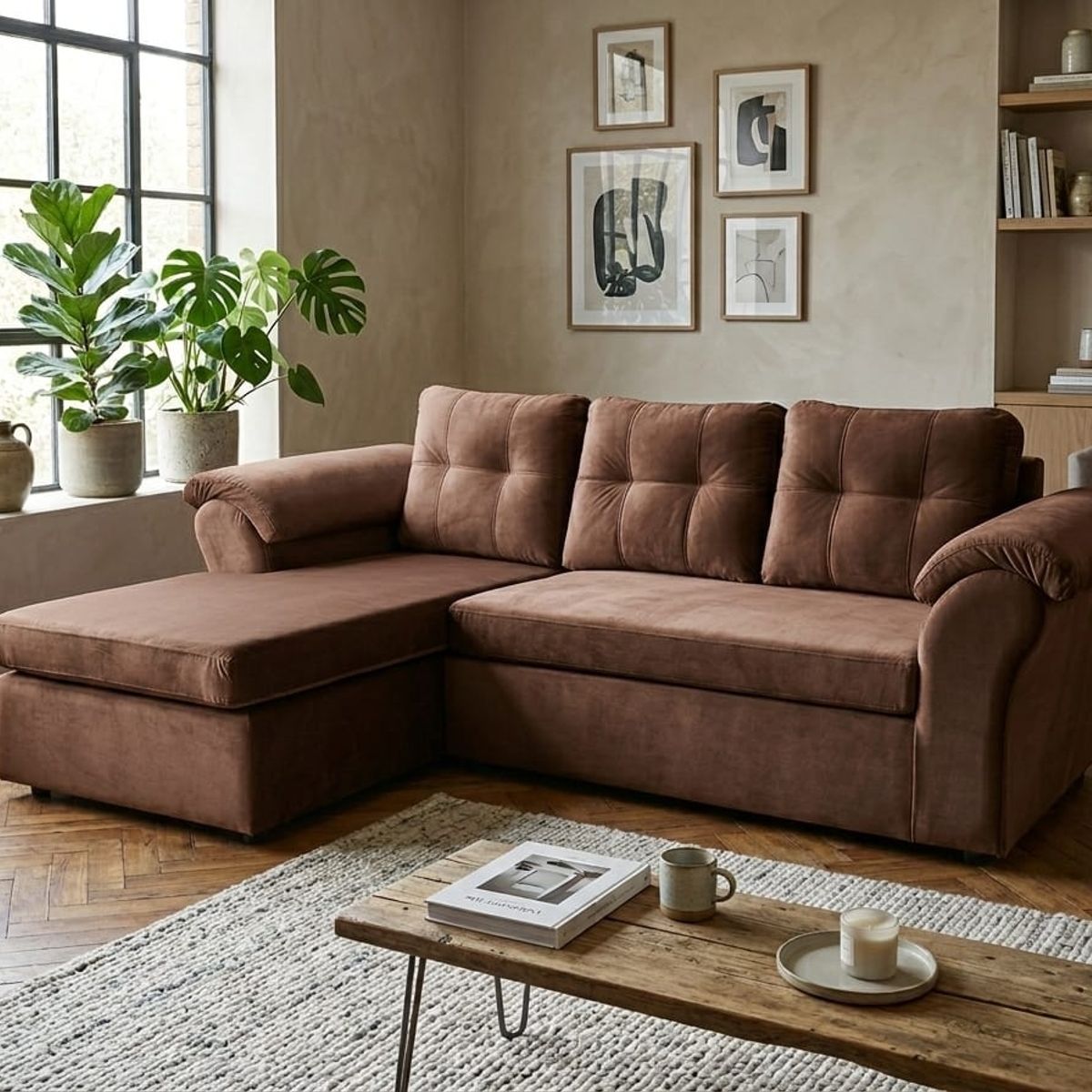 DECO OUTLET - Sofá Modular Laos 31 Intercambiable Felpa