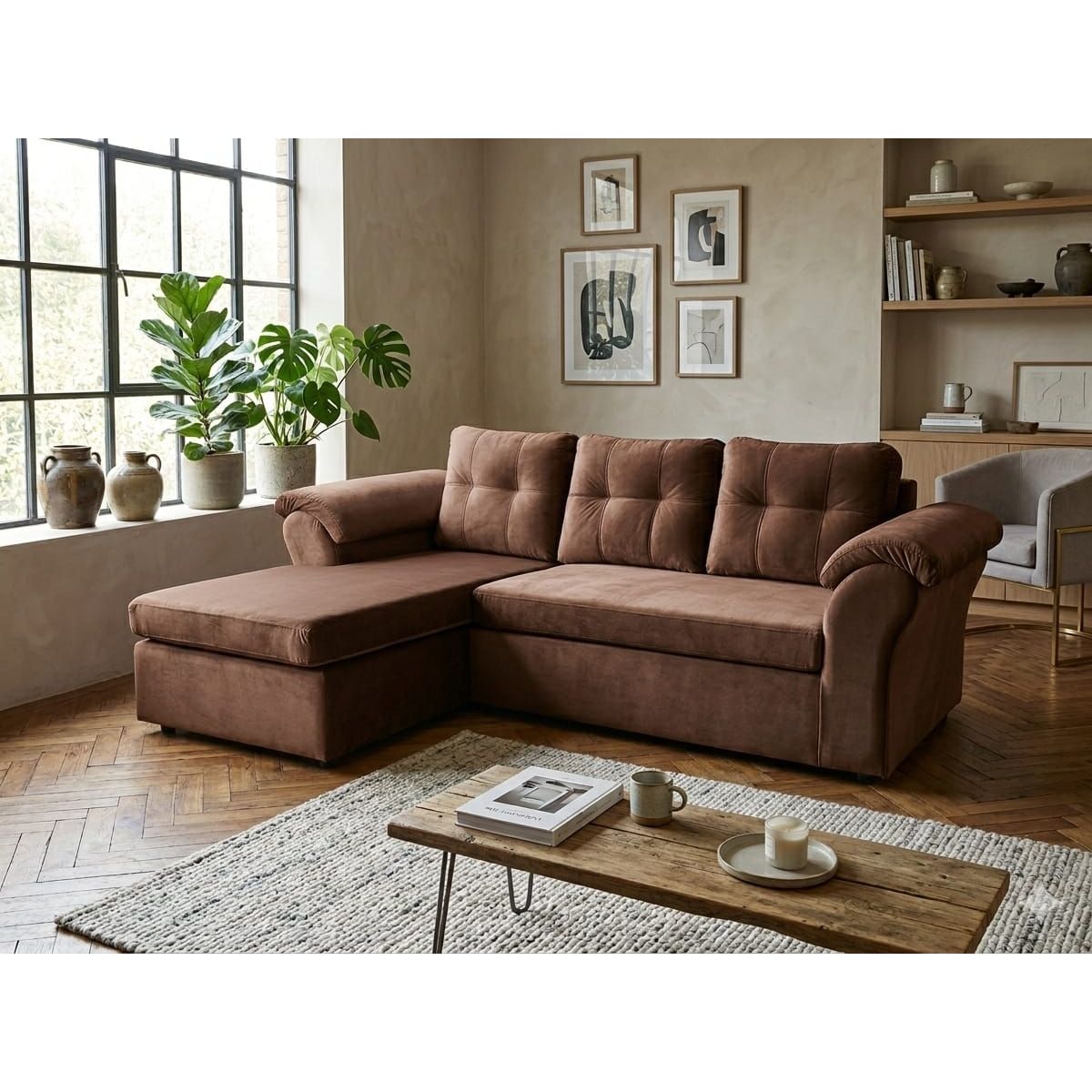 DECO OUTLET - Sofá Modular Laos 31 Intercambiable Felpa