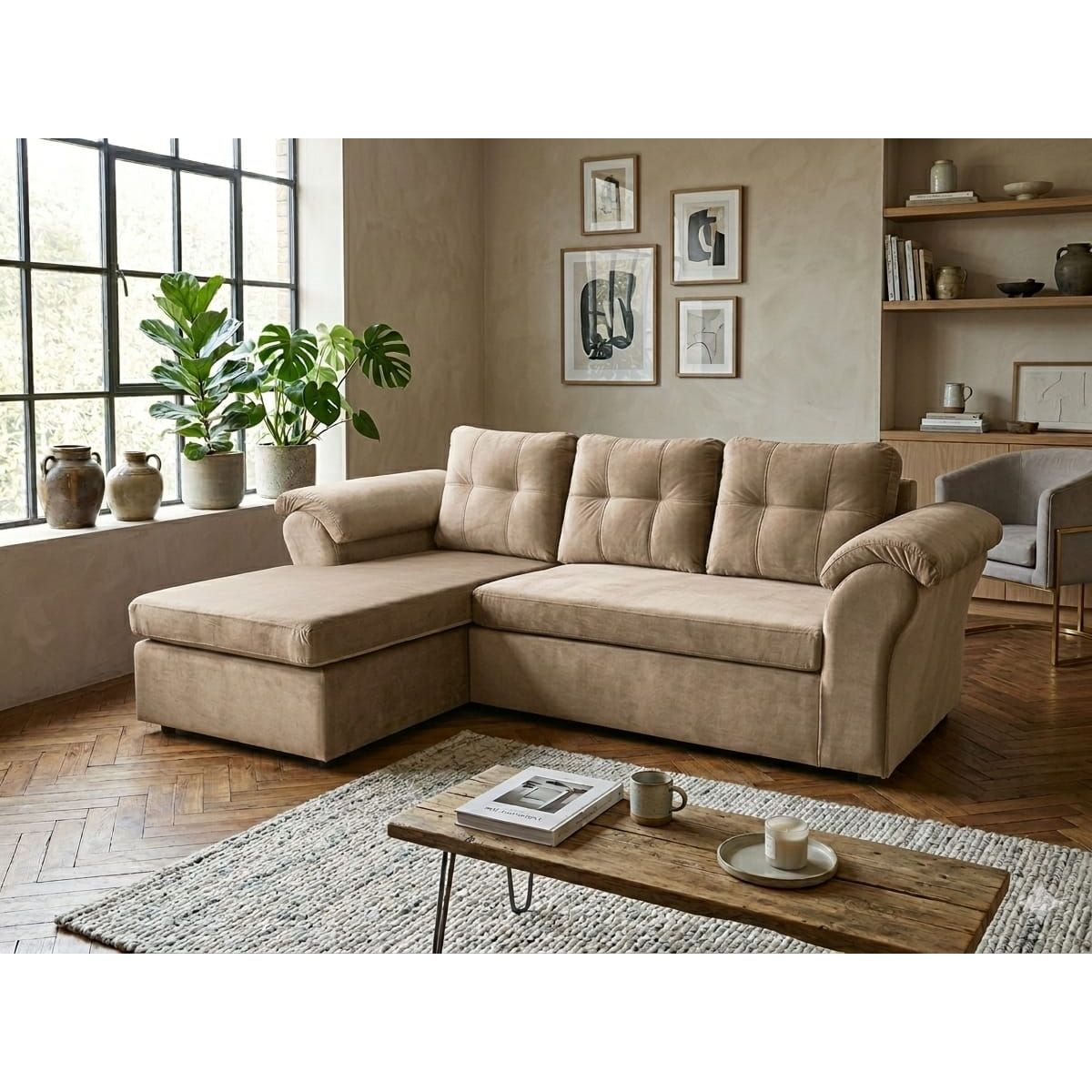 DECO OUTLET - Sofá Modular Laos 31 Intercambiable Felpa