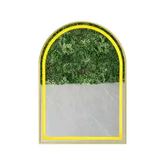 GENERICO - Espejo LED Arco L06 Golden 70x90 cm