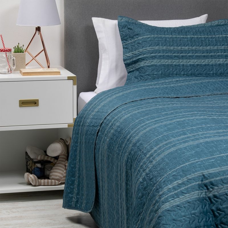 ZAHR - Cubrecama Estampado 1.5 Plazas Zahr