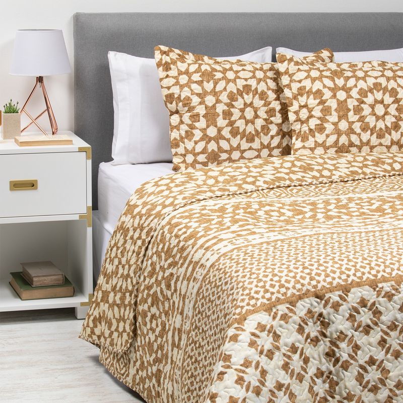 ZAHR - Cubrecama Estampado 2 Plazas Zahr