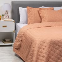 Cubrecama Liso King Damasco