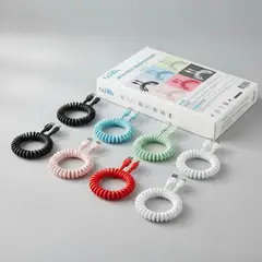 GENERICO - Cable Carga Rapida Usb a Tipo C Resorte / Espiral Tasbel
