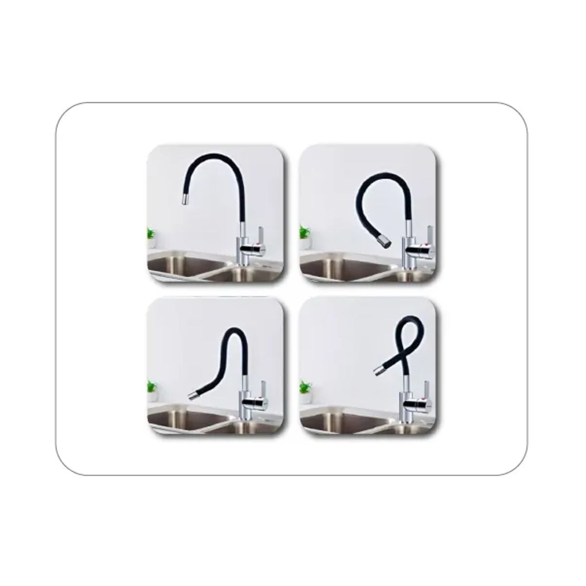 GENERICO - Grifo Flexible Monomando Para Lavaplatos Cocina